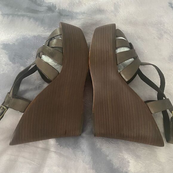 Michael Kors Wedges Sandals Woman Size 8.5 - Picture 5 of 7